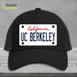 UC Berkeley Novelty License Plate Hat Mesh / Black