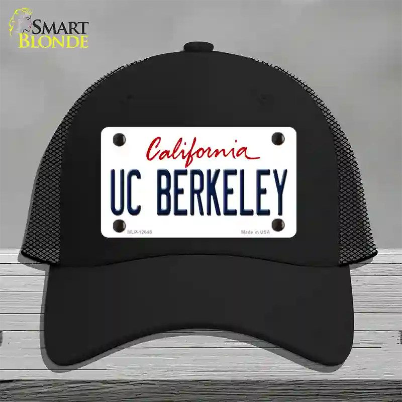 UC Berkeley Novelty License Plate Hat Mesh / Black