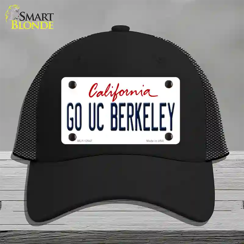 Go UC Berkeley Novelty License Plate Hat Mesh / Black