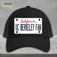 UC Berkeley Fan Novelty License Plate Hat Mesh / Black