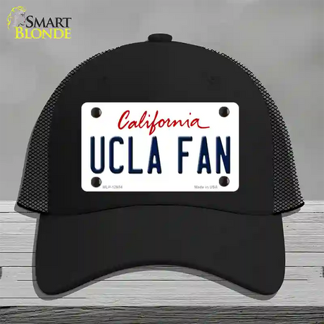 UCLA Fan Novelty License Plate Hat Mesh / Black