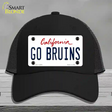 Go Bruins Novelty License Plate Hat Mesh / Black