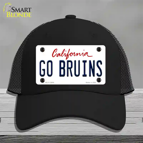 Go Bruins Novelty License Plate Hat Mesh / Black