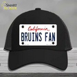 Bruins Fan Novelty License Plate Hat Mesh / Black