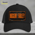 Huckin Farley Novelty License Plate Hat Mesh / Black