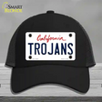 Trojans Novelty License Plate Hat Mesh / Black