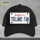 Trojans Fan Novelty License Plate Hat Mesh / Black