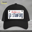 Go Stanford Novelty License Plate Hat Mesh / Black