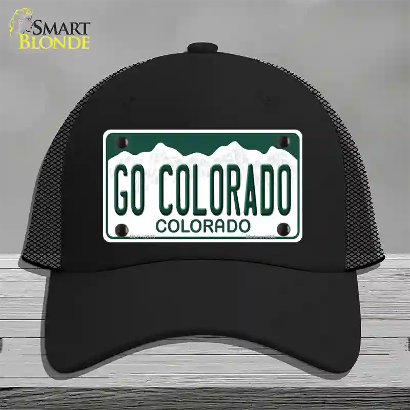 Go Colorado Novelty License Plate Hat Mesh / Black