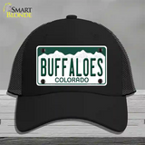 Buffaloes Novelty License Plate Hat Mesh / Black