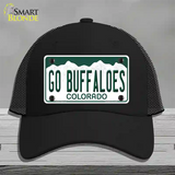 Go Buffaloes Novelty License Plate Hat Mesh / Black