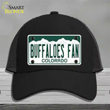 Buffaloes Fan Novelty License Plate Hat Mesh / Black