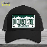 Go Colorado State Novelty License Plate Hat Mesh / Black