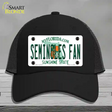 Seminoles Fan Novelty License Plate Hat Mesh / Black