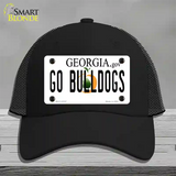 Go Bulldogs Georgia Novelty License Plate Hat Mesh / Black