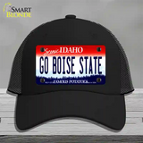 Go Boise State Novelty License Plate Hat Mesh / Black