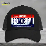 Broncos Fan Novelty License Plate Hat Mesh / Black