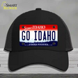 Go Idaho Novelty License Plate Hat Mesh / Black