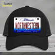 Northwestern Novelty License Plate Hat Mesh / Black