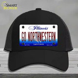 Go Northwestern Novelty License Plate Hat Mesh / Black