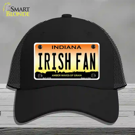 Irish Fan Novelty License Plate Hat Tag Mesh / Black