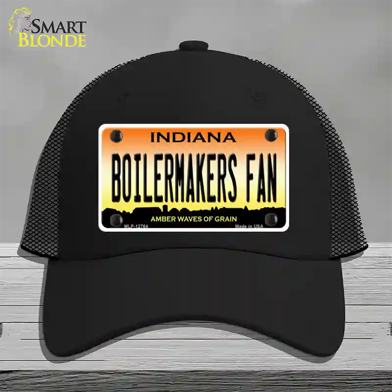 Boilermakers Fan Novelty License Plate Hat Tag Mesh / Black