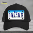 Iowa State Novelty License Plate Hat Tag Mesh / Black