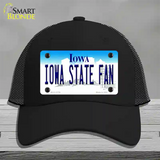 Iowa State Fan Novelty License Plate Hat Tag Mesh / Black