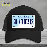 Go Wildcats Kansas Novelty License Plate Hat Tag Mesh / Black