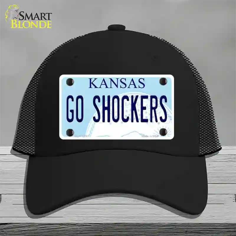 Go Shockers Novelty License Plate Hat Tag Mesh / Black