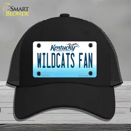 Kentucky Wildcats Fan Novelty License Plate Hat Tag Mesh / Black