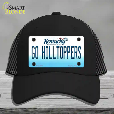 Go Hilltoppers Novelty License Plate Hat Tag Mesh / Black