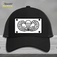 Parachute Badge Novelty License Plate Hat Mesh / Black