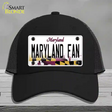 Maryland Fan Novelty License Plate Hat Tag Mesh / Black