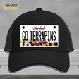 Go Terrapins Novelty License Plate Hat Tag Mesh / Black