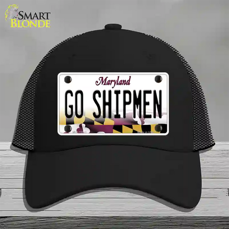 Go Shipmen Novelty License Plate Hat Tag Mesh / Black