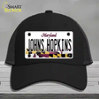 Johns Hopkins Novelty License Plate Hat Tag Mesh / Black