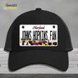 Johns Hopkins Fan Novelty License Plate Hat Mesh / Black