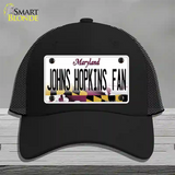 Johns Hopkins Fan Novelty License Plate Hat Mesh / Black