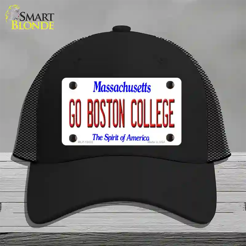 Go Boston College Novelty License Plate Hat Mesh / Black