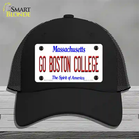 Go Boston College Novelty License Plate Hat Mesh / Black