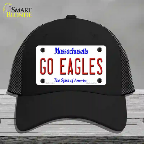 Go Eagles Novelty License Plate Hat Mesh / Black