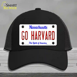 Go Harvard Novelty License Plate Hat Mesh / Black