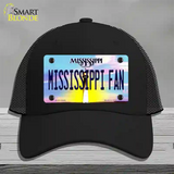 Mississippi Fan Novelty License Plate Hat Mesh / Black