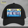 Go Nevada Novelty License Plate Hat Mesh / Black