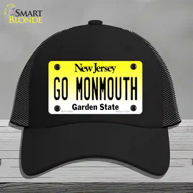 Go Monmouth Novelty License Plate Hat Mesh / Black