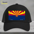 Arizona Small Star Novelty License Plate Hat Mesh / Black