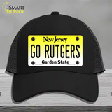 Go Rutgers Novelty License Plate Hat Mesh / Black