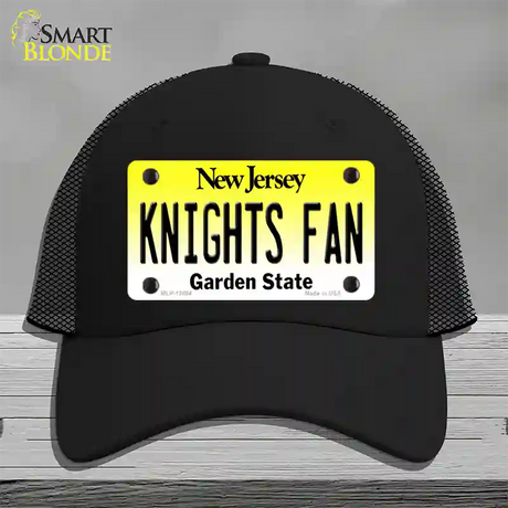 Knights Fan New Jersey Novelty License Plate Hat Mesh / Black