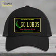 Go Lobos Novelty License Plate Hat Mesh / Black